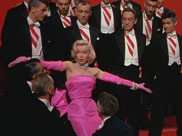 Marilyn Monroe's Pink Satin Gown from "Gentlemen Prefer Blondes