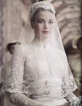 Grace Kelly's Wedding Gown from her Marriage to Prince Rainier III of Monaco